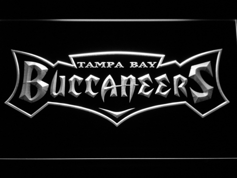 Tampa Bay Buccaneers 1997-2013 Text Logo LED Neon Sign